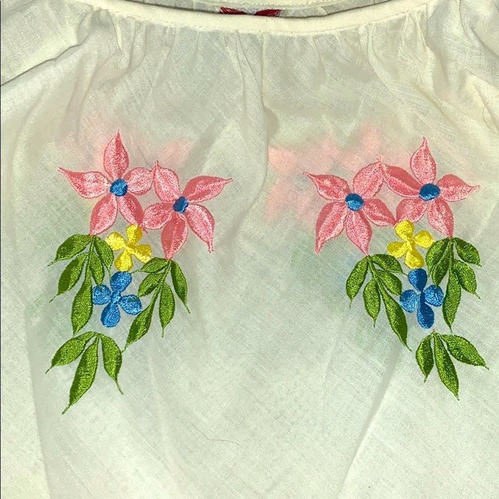 Women’s Embroidered Blouse, front and back designs